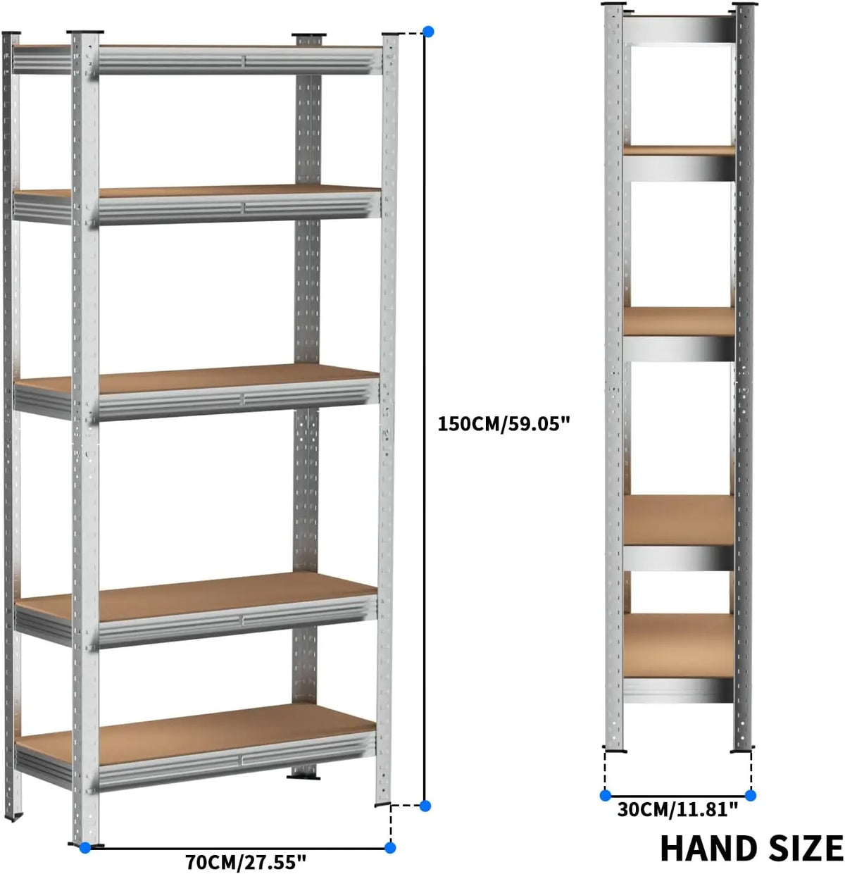 5-Tier Boltless Garage Shelving Unit - image 3