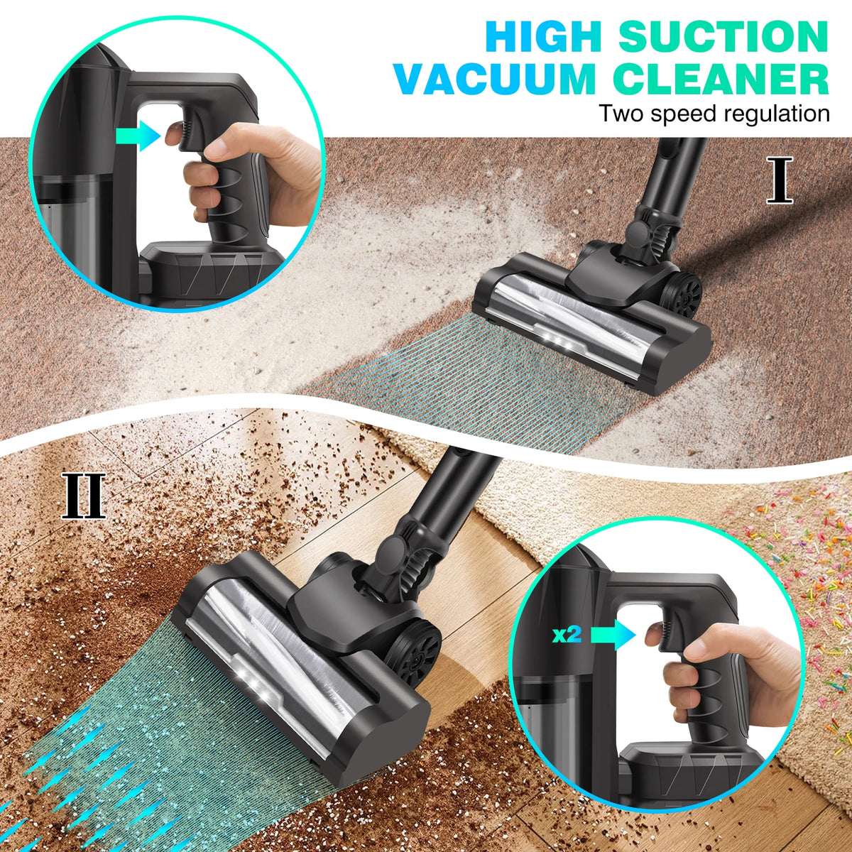 Cordless Stick Vacuum Cleaner - Wall Mounted - image 3