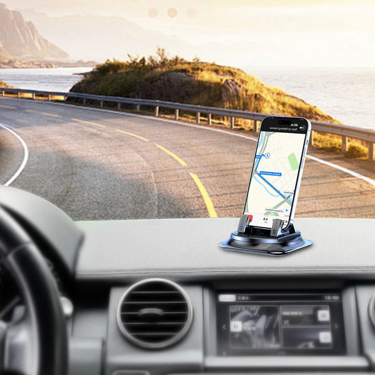 Dashboard Suction Phone Mount - 360° Rotation - image 3