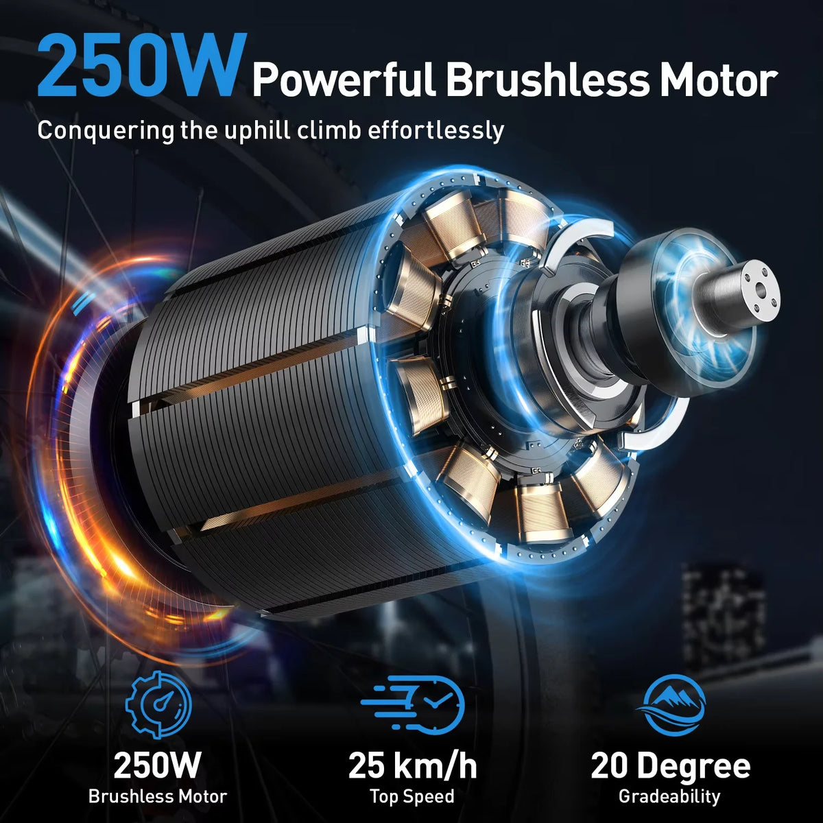 Aairsk GT300 Electric Bike - 250W, 36V 10Ah Battery - image 3