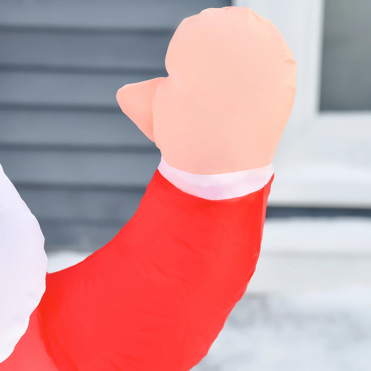 4ft Light-Up Inflatable Santa with Gift Box