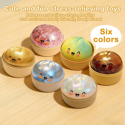 Glitter Dumpling Squishy - Slow Rise