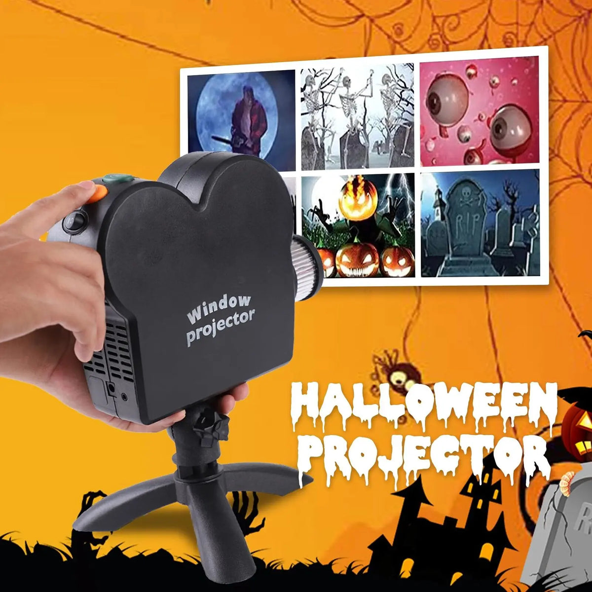 Christmas Window Projector – 12 Animated Films