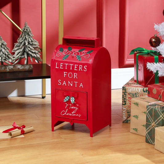 Letters for Santa Christmas Post Box – Red