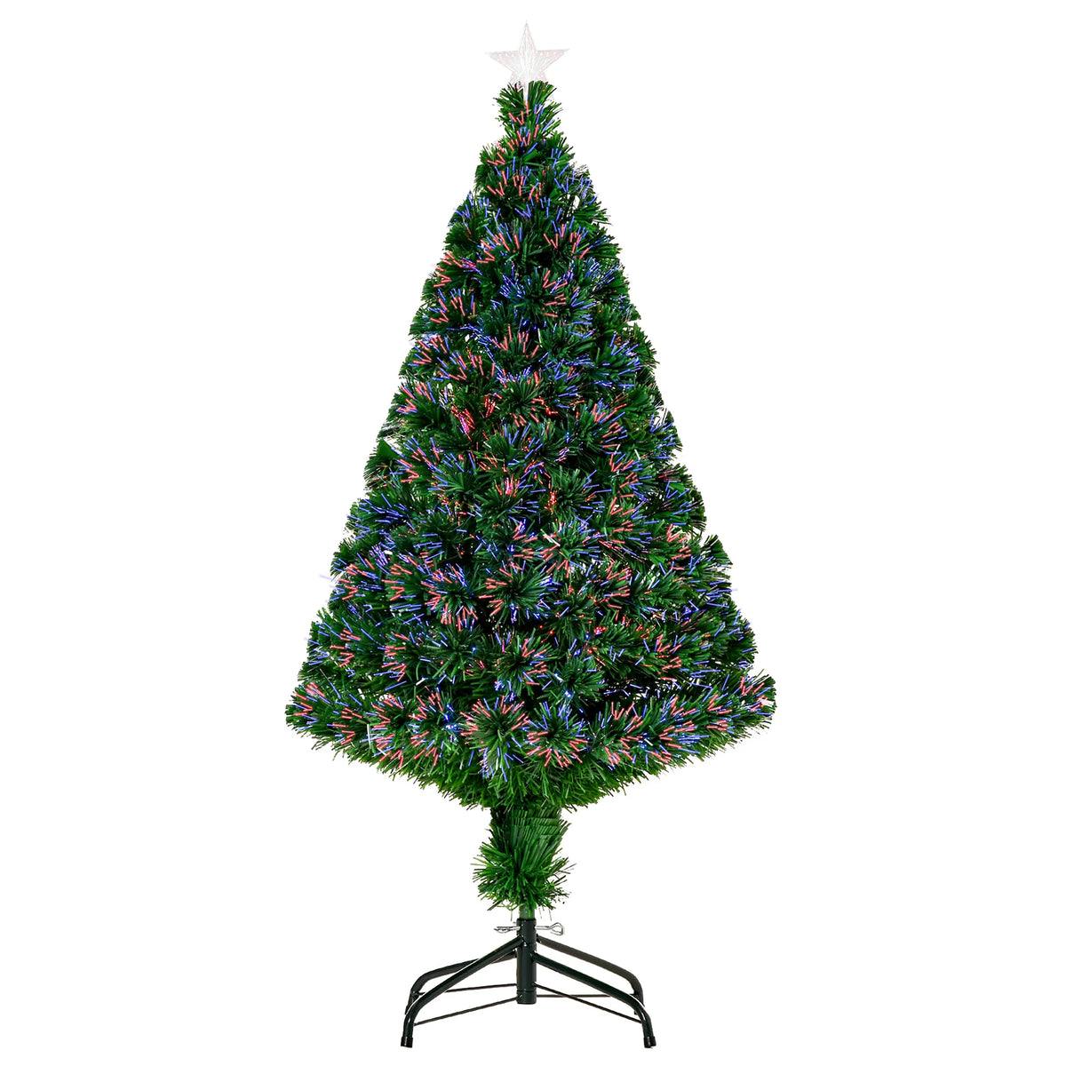 4ft Pre-Lit Fibre Optic Christmas Tree – Colour Changing