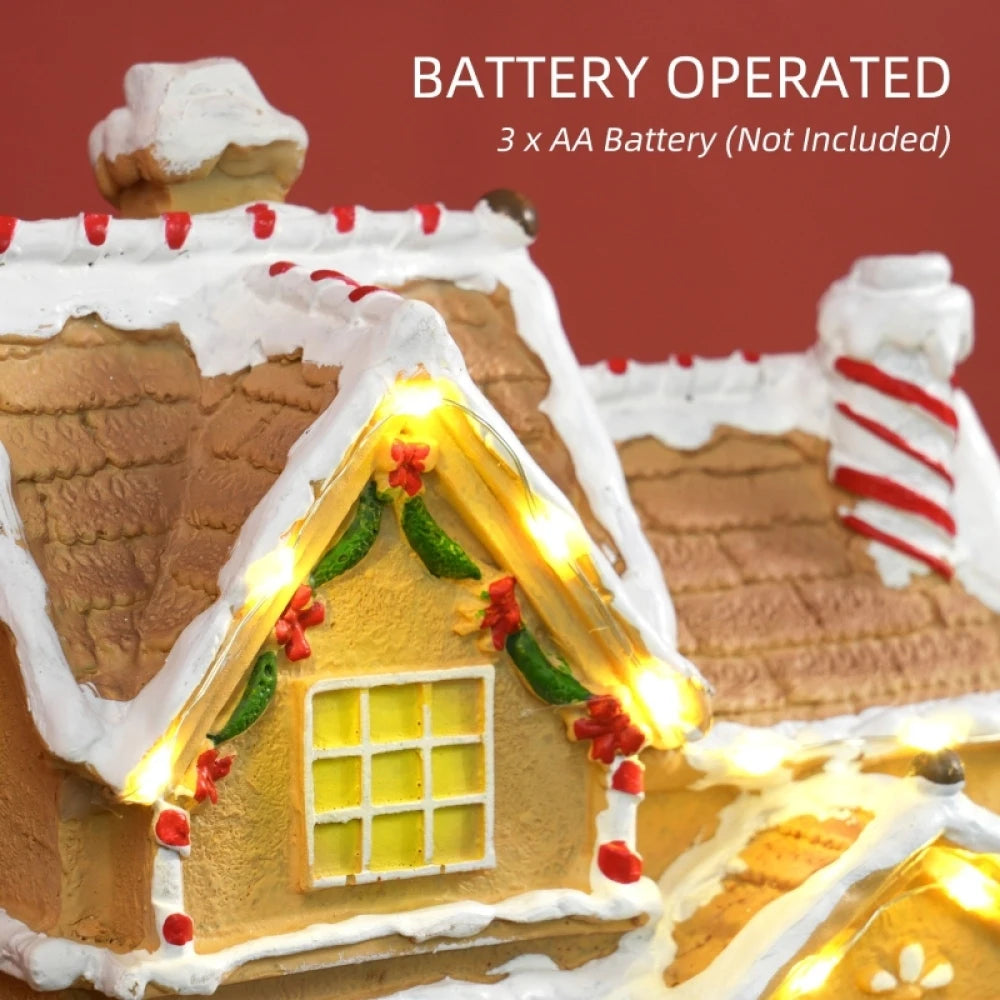 Musical Light-Up Gingerbread House – 8 Christmas Songs