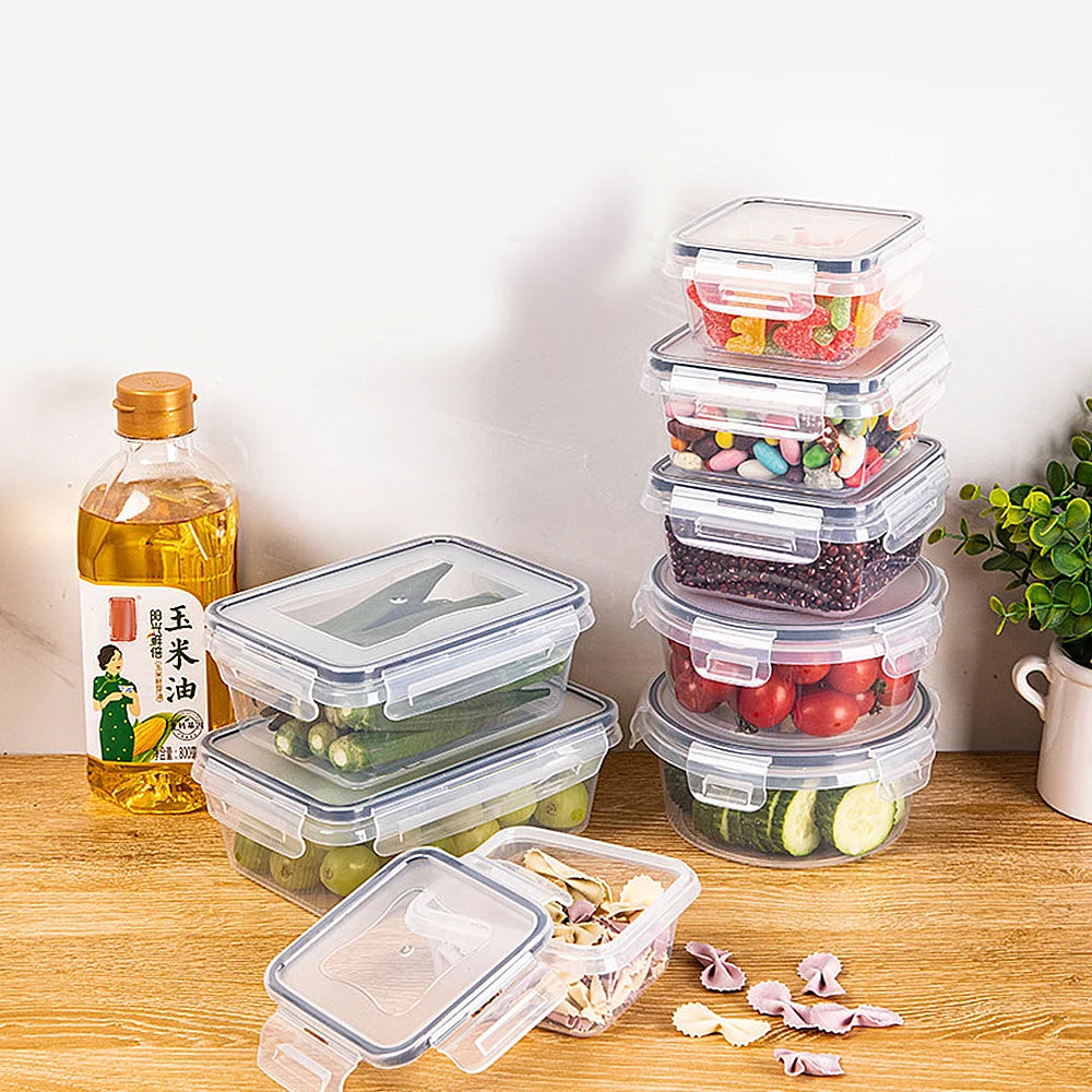 12-Piece Sealed Fridge Storage Boxes with Lids - image 2