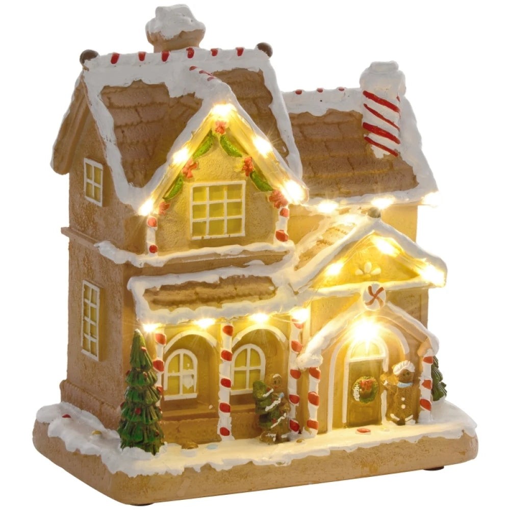Musical Light-Up Gingerbread House – 8 Christmas Songs
