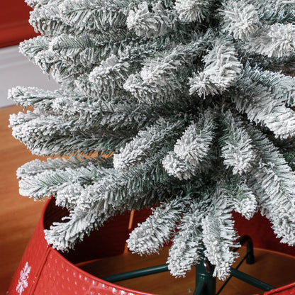 6ft Slim Pencil Christmas Tree – Snow Flocked Tips