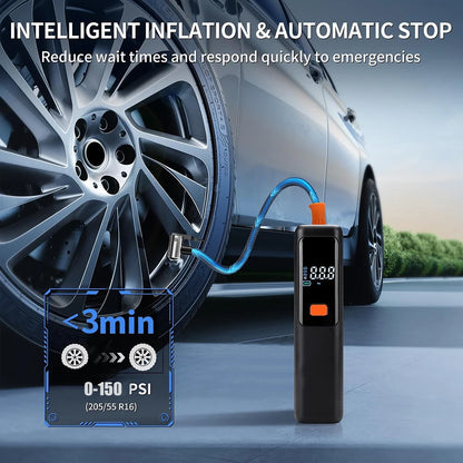 Wireless Tyre Inflator - 150 PSI Portable Air Pump - image 2