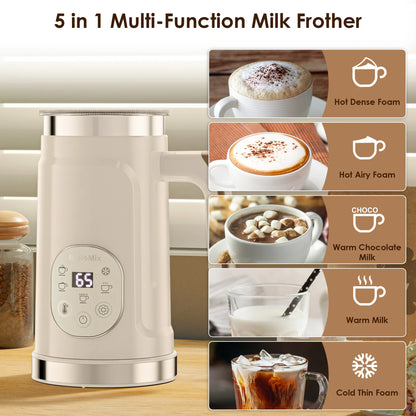 BioloMix 5-in-1 Milk Frother with LED Touch Screen - image 2