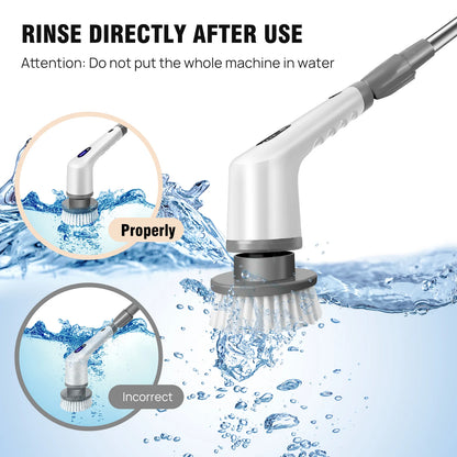 10-in-1 Cordless Electric Spin Scrubber - image 3