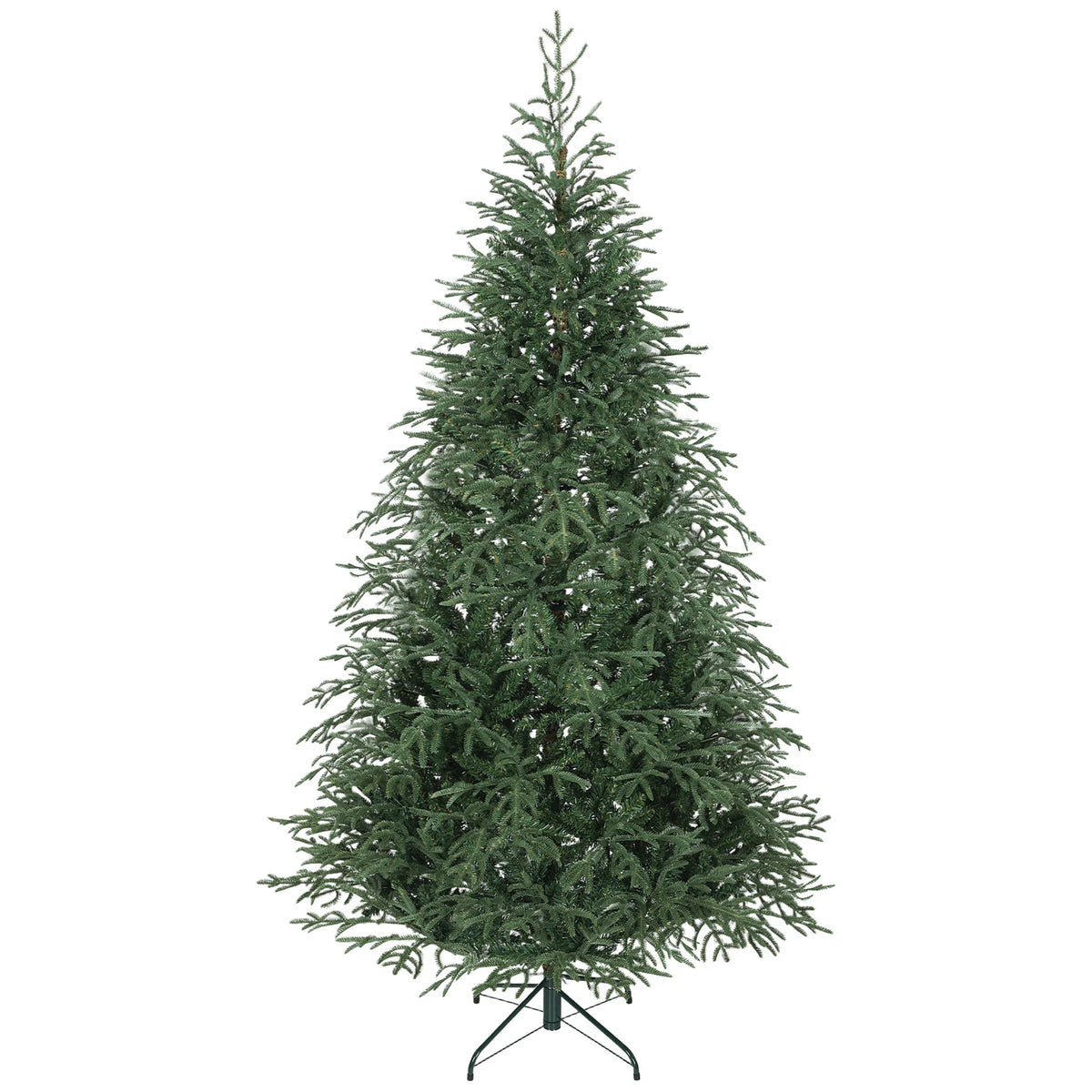 7ft Full Spruce Artificial Christmas Tree – 2942 Tips, Hinged Branches