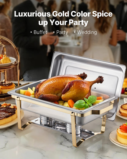 SucceBuy 8Qt 4-Pack Chafing Dish Buffet Set - image 3