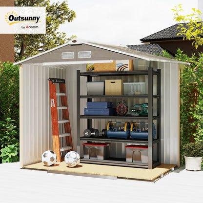 Outsunny 7 x 4ft Garden Shed with Lockable Door & Foundation Kit - image 3