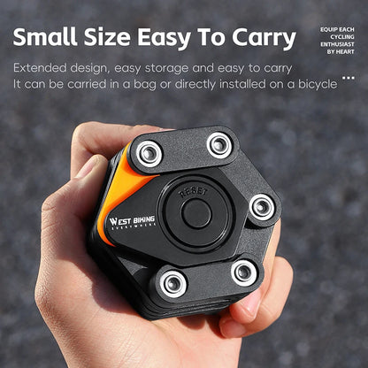 WEST BIKING Folding Combination Bike Lock - image 2