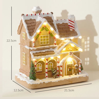 Musical Light-Up Gingerbread House – 8 Christmas Songs