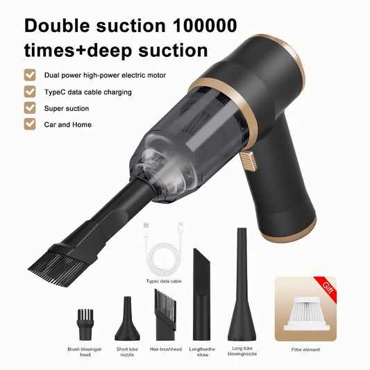 2-in-1 Cordless Car Vacuum & Air Blower