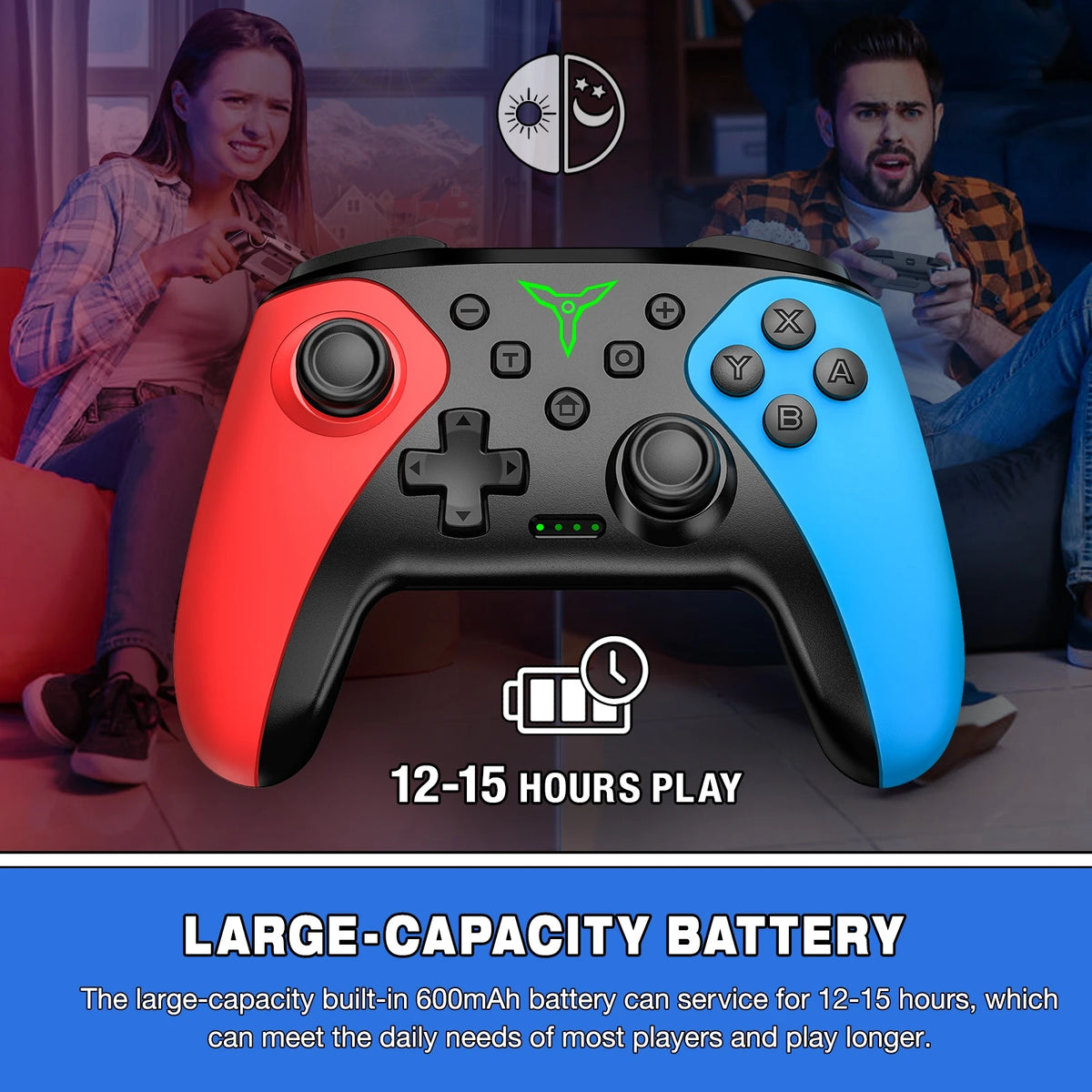 BEBONCOOL Wireless Controller - Switch, PC & Mobile - image 3