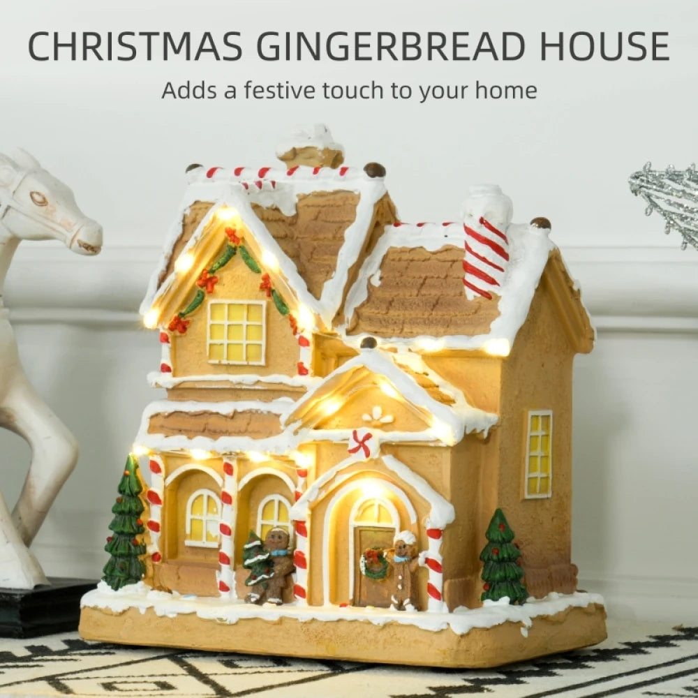 Musical Light-Up Gingerbread House – 8 Christmas Songs