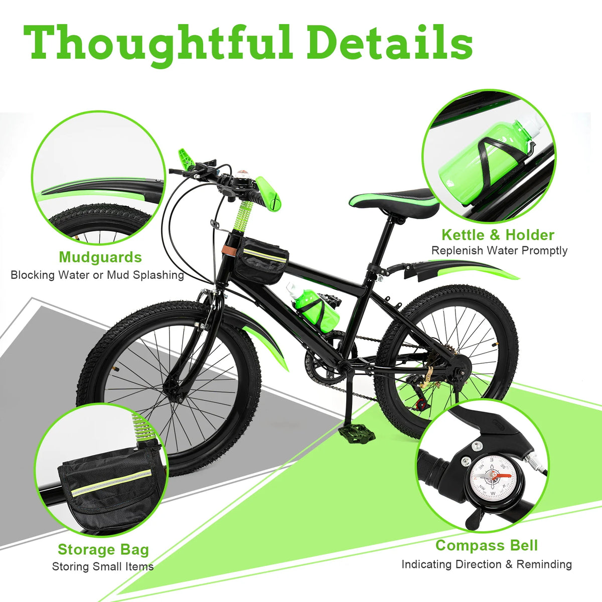 20in Mountain Bike - 7 Speed, Adjustable Seat - image 2