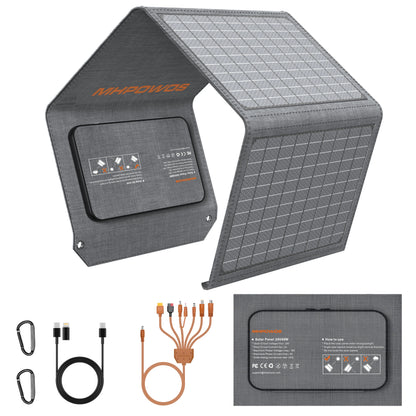 MHPOWOS 40W Foldable Solar Panel Charger