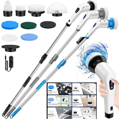 10-in-1 Cordless Electric Spin Scrubber