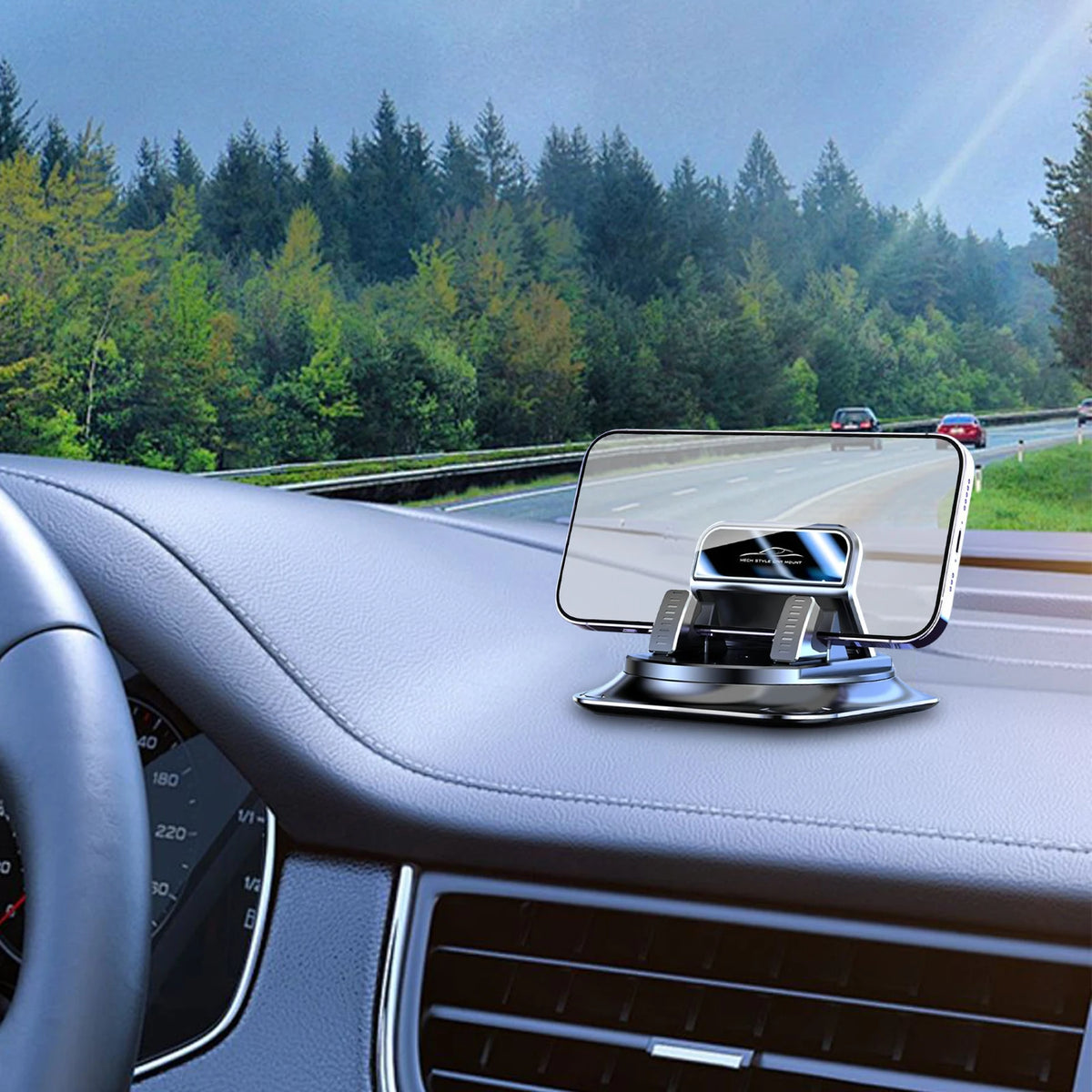 Dashboard Suction Phone Mount - 360° Rotation - image 2