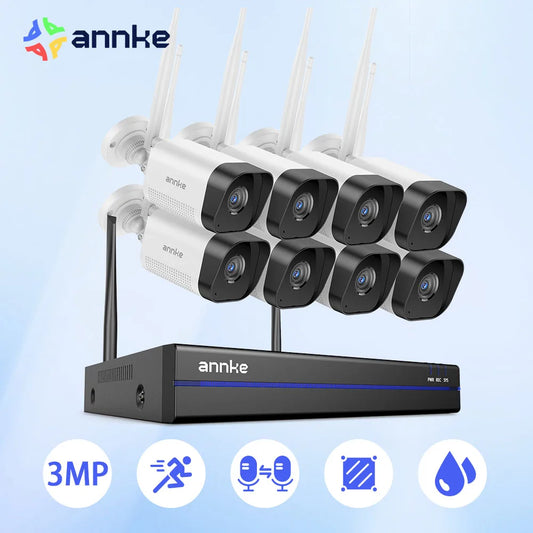 ANNKE WiFi Security Camera System with 5MP NVR