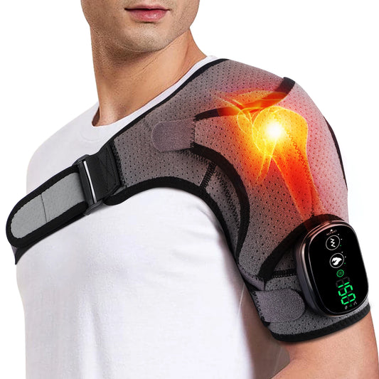Heated Shoulder Massager & Knee Brace - 2 in 1