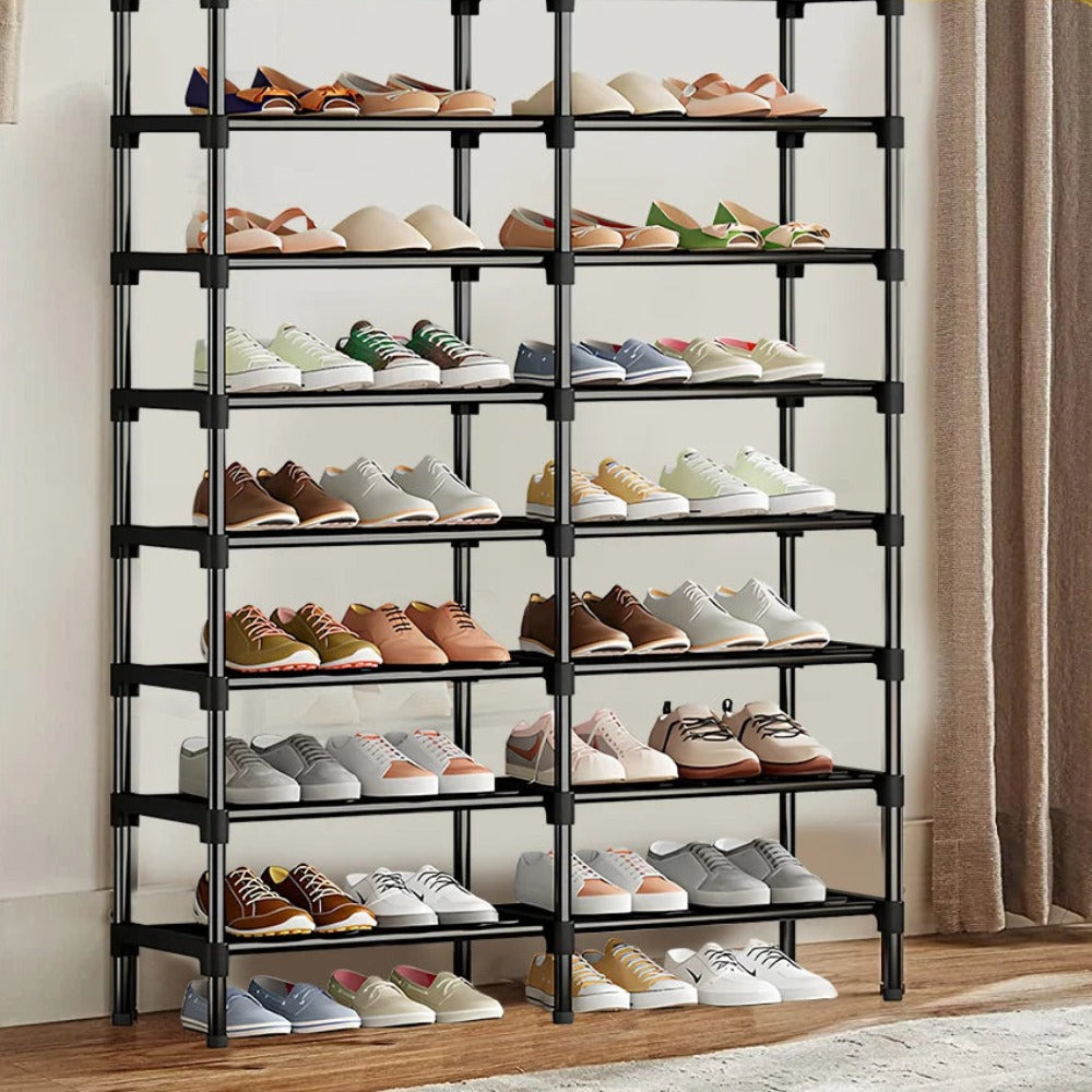 8-Tier Dustproof Shoe Rack Organiser